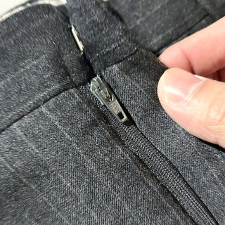 90's シャドーストライプ 2タック ワイド スラックス