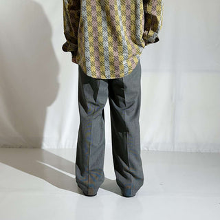 90's～ ALFANI ポリエステル×ビスコース 1タック スラックス