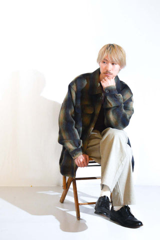 90's～ Aberdeen メルトン マッキーノタイプ シャツジャケット