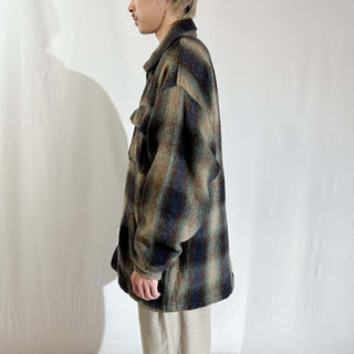 90's～ Aberdeen メルトン マッキーノタイプ シャツジャケット