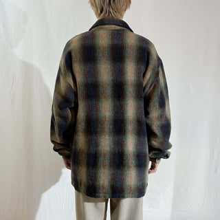 90's～ Aberdeen メルトン マッキーノタイプ シャツジャケット