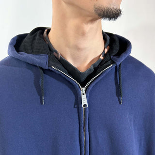 90's～ Berne Apparel ダブルフェイス スウェット パーカ