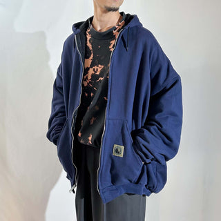 90's～ Berne Apparel ダブルフェイス スウェット パーカ