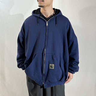 90's～ Berne Apparel ダブルフェイス スウェット パーカ