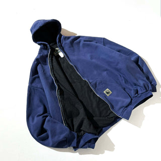 90's～ Berne Apparel ダブルフェイス スウェット パーカ