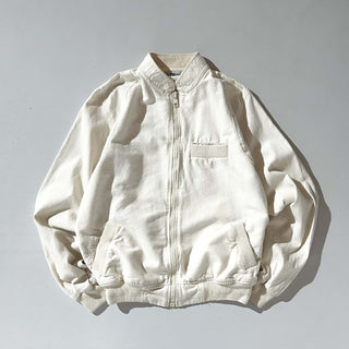 90's～ CINCANO オフホワイト コットンキャンバス ブルゾン ジャケット