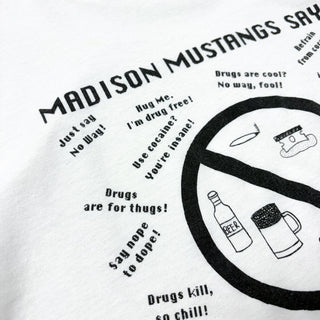 90's 短丈 "DON'T DO DRUGS" プリント Tシャツ