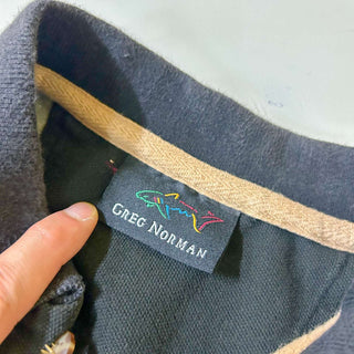 90's～ GREG NORMAN 総柄 S/S ポロシャツ