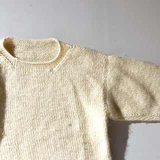 90's～ "HAND KNIT" ウール ロールネック ニット セーター