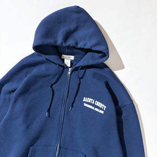 90's〜 M.J.SOFFE ワンポイント フルジップ スウェット パーカ