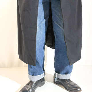 90's～ "MADE IN ITALY" Valentouomo ウール×カシミア ステンカラー コート