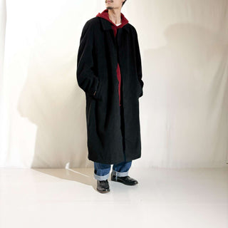 90's～ "MADE IN ITALY" Valentouomo ウール×カシミア ステンカラー コート