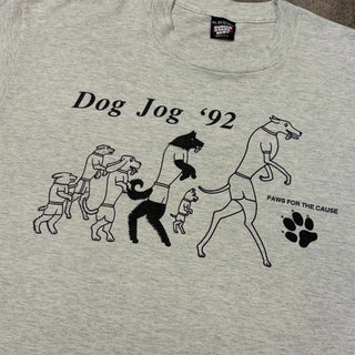 90's ''MADE IN U.S.A.'' SCREEN STARS ドッグ 両面プリント Tシャツ