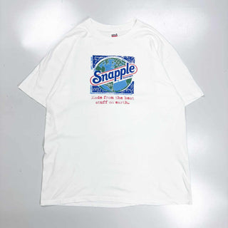 90's～ "MADE IN USA" Snapple Beverages 企業プリント Tシャツ