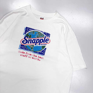 90's～ "MADE IN USA" Snapple Beverages 企業プリント Tシャツ