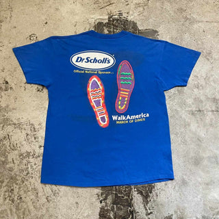 90's Dr.Scholl's 両面プリント Tシャツ