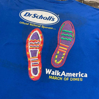 90's Dr.Scholl's 両面プリント Tシャツ