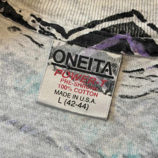 90's ''MADE IN USA'' JESUS オールオーバー プリント Tシャツ