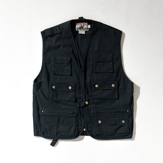 90's～ MOOSE CREEK ブラック マルチポケット フィッシング ベスト