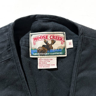 90's～ MOOSE CREEK ブラック マルチポケット フィッシング ベスト
