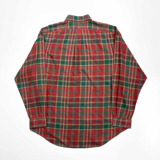 90's～ OLD RALPH LAUREN B.D. コットン チェック ライトネル L/Sシャツ
