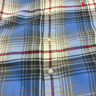 90's～ OLD RALPH LAUREN "CLASSIC FIT" B.D. チェック ライトネル L/Sシャツ
