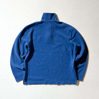 90's～ OLD RALPH LAUREN ハーフジップ ニット セーター ニットソー(スカイブルー)