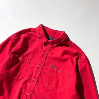 90's～ OLD RALPH LAUREN 無地 シャモア L/Sシャツ