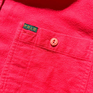 90's～ OLD RALPH LAUREN 無地 シャモア L/Sシャツ