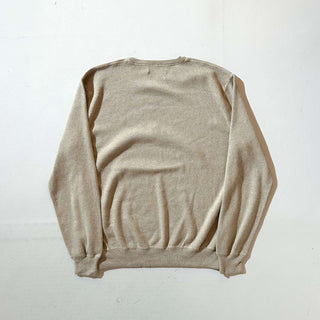 90's～ OLD RALPH LAUREN 前V コットン ニット セーター