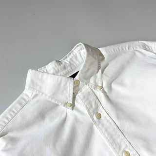 90's～ OLD Ralph Lauren "YARMOUTH" ホワイト オックスフォード ボタンダウン L/Sシャツ