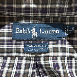 90's～ OLD Ralph Lauren "YARMOUTH" マルチチェック ブロードクロス ボタンダウン L/Sシャツ