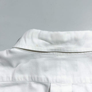 90's～ OLD Ralph Lauren "YARMOUTH" ホワイト オックスフォード ボタンダウン L/Sシャツ