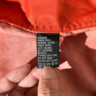 90's～ POLO JEANS COMPANY RALPH LAUREN オレンジ フーデッド マルチポケット ナイロン シェル ジャケット