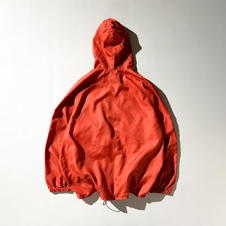 90's～ POLO JEANS COMPANY RALPH LAUREN オレンジ フーデッド マルチポケット ナイロン シェル ジャケット