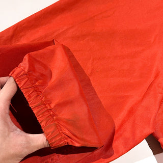 90's～ POLO JEANS COMPANY RALPH LAUREN オレンジ フーデッド マルチポケット ナイロン シェル ジャケット