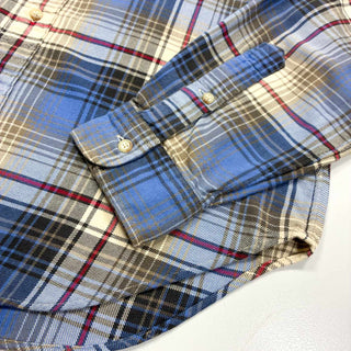 90's～ OLD RALPH LAUREN "CLASSIC FIT" B.D. チェック ライトネル L/Sシャツ