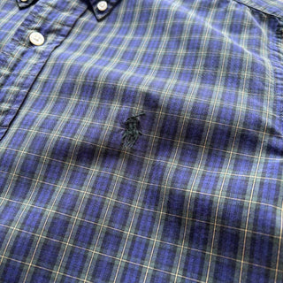 90's〜 Ralph Lauren "CLASSIC FIT" コットン チェック L/S シャツ