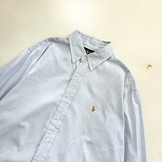 90's～ Ralph Lauren ボタンダウン オックスフォード L/Sシャツ