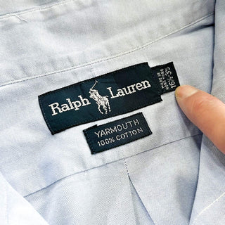 90's～ Ralph Lauren ボタンダウン オックスフォード L/Sシャツ