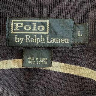 90's～ Ralph Lauren ボーダー S/S ポロシャツ