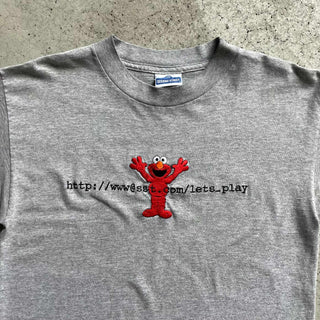 90's〜 "Made IN USA" SESAME STREET "エルモ" 刺繍 Tシャツ