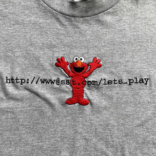 90's〜 "Made IN USA" SESAME STREET "エルモ" 刺繍 Tシャツ