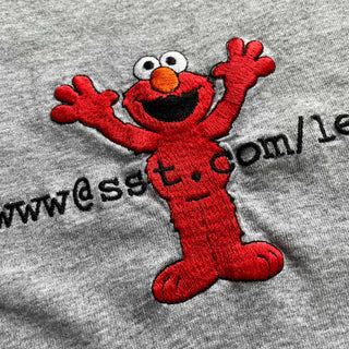 90's〜 "Made IN USA" SESAME STREET "エルモ" 刺繍 Tシャツ