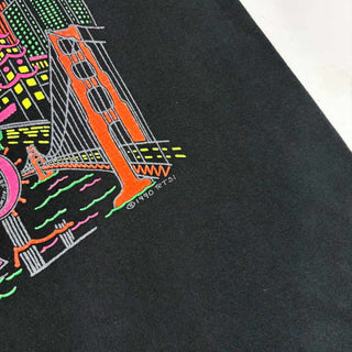 90's～ "made in USA" San Francisco スーベニア プリント Tシャツ