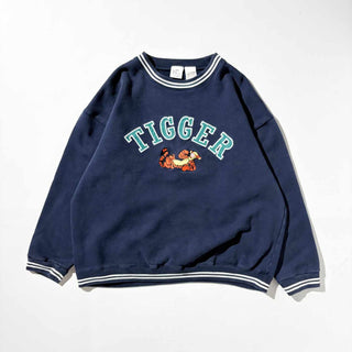 90's～ TIGGER キャラクター プリント スウェット