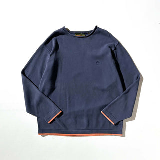 90's～ Timberland 2トーン ニット セーター ニットソー