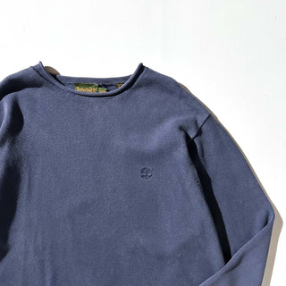 90's～ Timberland 2トーン ニット セーター ニットソー