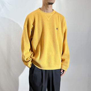 90's～ Tommy Hilfiger リブ編み 両V ニット セーター