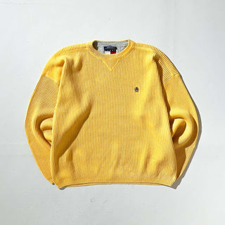 90's～ Tommy Hilfiger リブ編み 両V ニット セーター